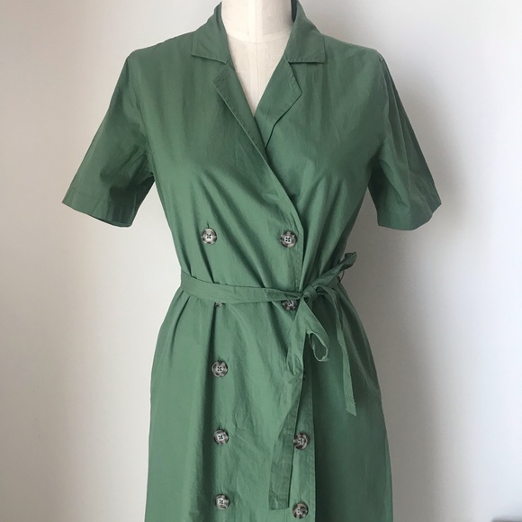 UO Holly Double Breasted Midi Shirt Dress - Picture 6 of 8